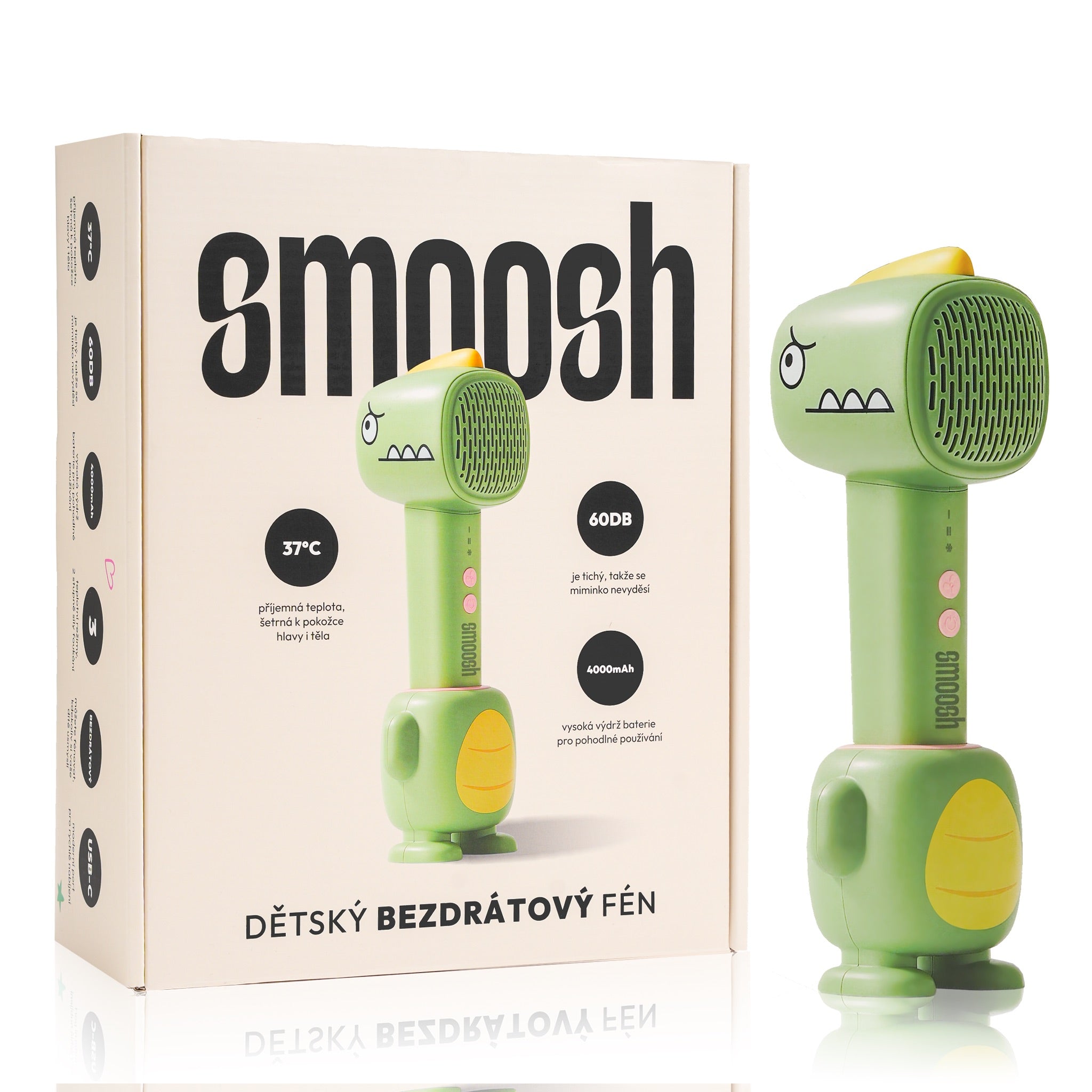 Bezdrôtový detský fén