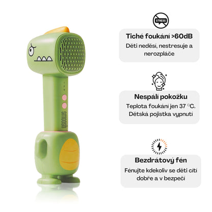 Bezdrôtový detský fén